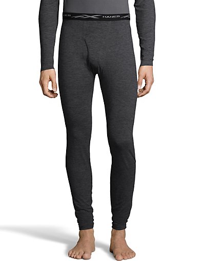 Hanes Men's Space Dye 4-Way Stretch Thermal Pant