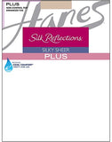 Hanes Silk Reflections Plus Enhanced Toe Sheer Pantyhose