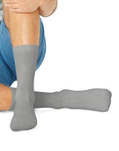 Hanes Men's Grey Cushion Crew Socks 6-Pack
