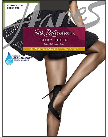 Hanes Silk Reflections Lasting Sheer Control Top Pantyhose