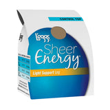 L'eggs Sheer Energy Light Support Leg Control Top, Sheer Toe Pantyhose