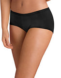 Hanes TAGLESS&reg; Cotton Stretch Women's Boy Brief Panties with ComfortSoft&reg; Waistband 3-Pack