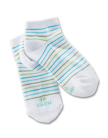 Hanes Classics Girls' Low-Cut EZ Sort&reg; Socks 4-Pack