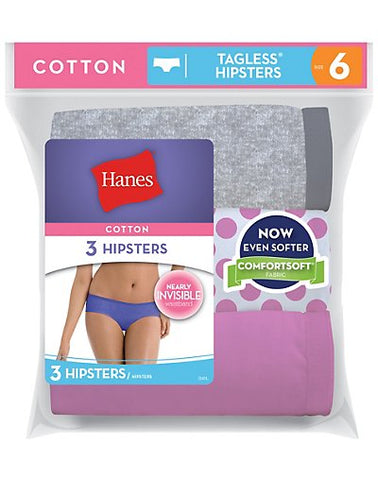 Hanes Women's Cotton Hipsters
