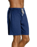 Hanes Men's Jersey Lounge Drawstring Shorts with Logo Waistband 2-Pack