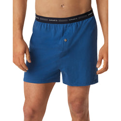 Hanes Men's TAGLESS&reg; ComfortSoft&reg; Knit Boxer with Comfort Flex&reg; Waistband 5-Pack