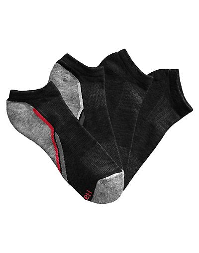 Hanes Men's X-Temp&reg; Arch Support Ventilation No-Show Socks 4-Pack