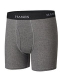 Boys' Hanes Ultimate Dyed Boxer Brief with Comfort Flex&reg; Waistband Assorted Black/Grey 4-Pack