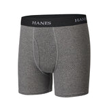 Boys' Hanes Ultimate Dyed Boxer Brief with Comfort Flex&reg; Waistband Assorted Black/Grey 4-Pack