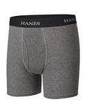 Boys' Hanes Ultimate Dyed Boxer Brief with Comfort Flex&reg; Waistband Assorted Red/Blue/Grey 4-Pack