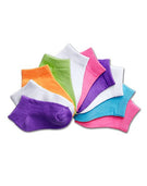 Hanes Girls' Toddler Low-Cut EZ Sort&reg; Assorted 10-Pack