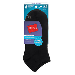 Hanes&reg; ComfortBlend&reg; Women's Low-Cut Socks 6-Pack