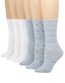 Hanes&reg; ComfortBlend&reg; Women's Crew Socks 6-Pack