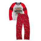 Hanes Boys' Sleepwear 2-Piece Set, JV All-Star Print
