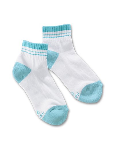 Hanes Classics Girls' Ankle Socks 4-Pack