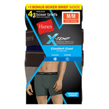 Hanes Men's X-Temp&reg; Comfort Cool&reg; Boxer Brief 4-Pack (Includes 1 Free Bonus Boxer Brief)