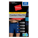 Hanes Men's Comfort Flex Fit&reg; Breathable Mesh Boxer Briefs 4-Pack (includes 1 Free Bonus Boxer Brief)