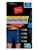 Hanes Men's Comfort Flex Fit&reg; Breathable Mesh Boxer Briefs 4-Pack (includes 1 Free Bonus Boxer Brief)