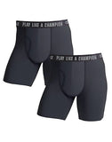 Champion Men's Ultra Lightweight Regular Leg Boxer Brief 2-Pack