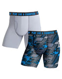 Champion Men's Ultra Lightweight Regular Leg Boxer Brief 2-Pack