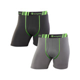 Champion Men's Tech Performance Regular Leg Boxer Brief 2-Pack