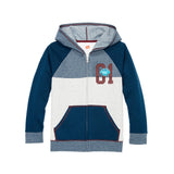 Hanes Boys' Graphic Fleece Colorblock Full Zip Hoodie