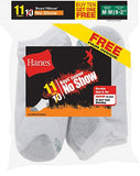 Hanes EZ-Sort&reg; Boys' No-Show Socks 11-Pack (Includes 1 Free Bonus Pair)