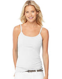 Hanes Women's Stretch Cotton Cami with Built-In Shelf Bra