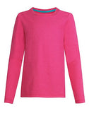 Hanes Girls' Long-Sleeve Crewneck T-Shirt