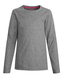 Hanes Girls' Long-Sleeve Crewneck T-Shirt