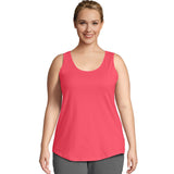 Just My Size Cotton Jersey Shirttail Women's Tank Top