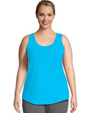 Just My Size Cotton Jersey Shirttail Women's Tank Top