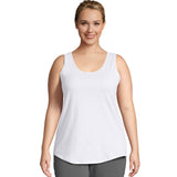 Just My Size Cotton Jersey Shirttail Women's Tank Top