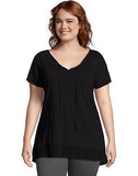 Just My Size Chiffon-Trim Hi-Lo Women's Tunic