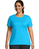 Just My Size Cotton Jersey Short-Sleeve Scoop-Neck Women's Tee