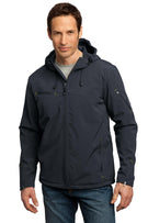 Port Authority® Textured Hooded Soft Shell Jacket. J706