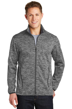 Sport-Tek® PosiCharge® Electric Heather Soft Shell Jacket. JST30