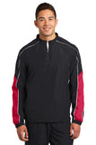 Sport-Tek® Piped Colorblock 1/4-Zip Wind Shirt. JST64