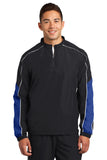 Sport-Tek® Piped Colorblock 1/4-Zip Wind Shirt. JST64