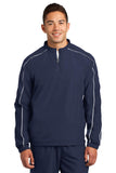 Sport-Tek® Piped Colorblock 1/4-Zip Wind Shirt. JST64
