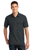 Port Authority® Oxford Pique Double Pocket Polo. K557