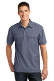 Port Authority® Oxford Pique Double Pocket Polo. K557