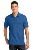 Port Authority® Oxford Pique Double Pocket Polo. K557