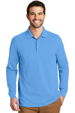 Port Authority® EZCotton™ Long Sleeve Polo. K8000LS