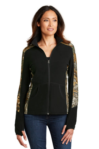 Port Authority® Ladies Camouflage Microfleece Full-Zip Jacket. L230C