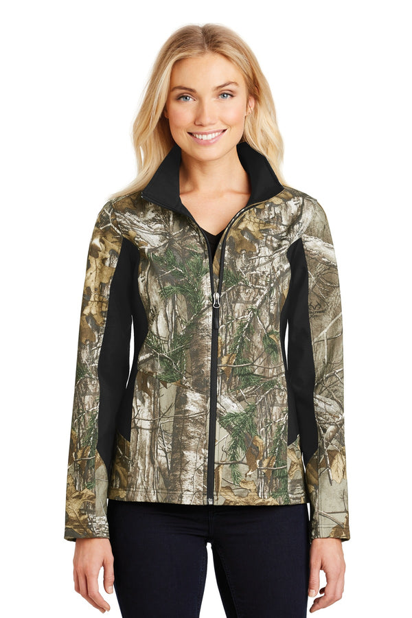 Port Authority® Ladies Camouflage Colorblock Soft Shell. L318C