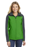 Port Authority® Ladies Hooded Core Soft Shell Jacket. L335