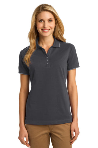 Port Authority® Ladies Rapid Dry™ Tipped Polo. L454