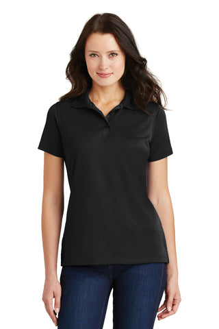 Port Authority® Ladies Poly-Charcoal Blend Pique Polo. L497