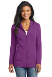 Port Authority® Ladies Modern Stretch Cotton Full-Zip Jacket. L519